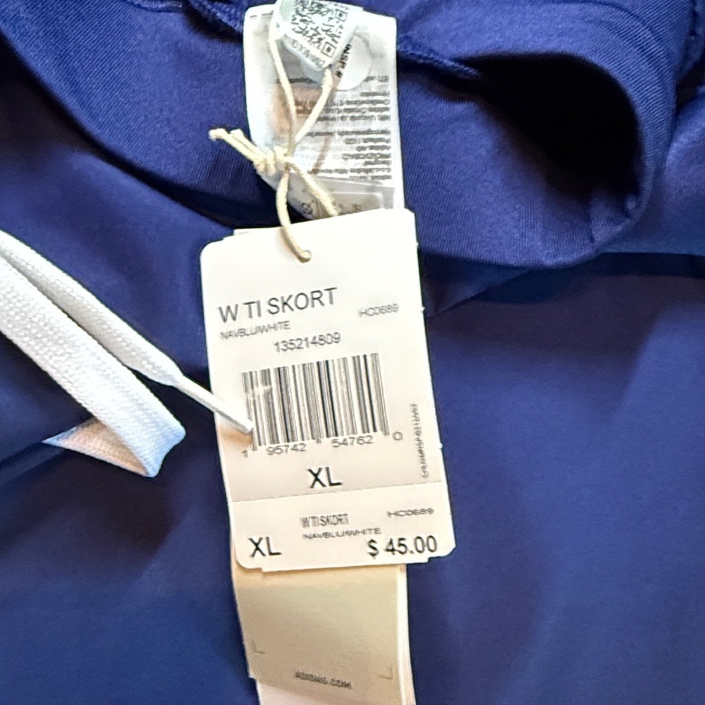 Adidas Aeroeeady Navy Skort NWT size XL - Picture 4 of 7